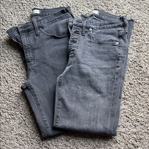 Madewell Grey Cali-Demi Boot Jeans